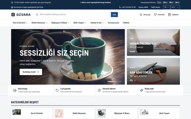 Kurumsal Katalog teması ekran görüntüsü